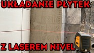 Laser Krzyżowy Nivel System CL1.  Układanie płytek na ścianie.  #MajsterAmator odc. 76