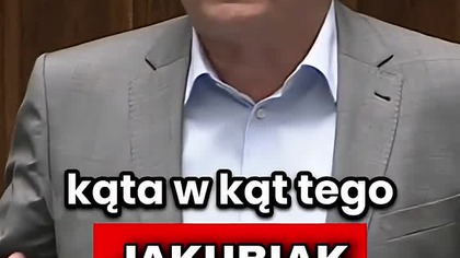 JAKUBIAK Z NAJMOCNIEJSZYM WYSTĄPIENIEM TEJ KADENCJI!