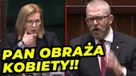 ZADYMA W SEJMIE! Grzegorz Braun WYRZUCONY z mównicy.  OBRAZIŁ kobietę?!