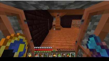 Baby villager falls down the stairs #minecraft #gaming #game #Bruh #Short #Shorts