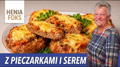 Soczyste Klopsiki z Piekarnika z Pieczarkami i Serem.  Przepyszne mięso mielone i aromatyczny farsz