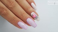 Candy heart nails art / my love hybrydowe