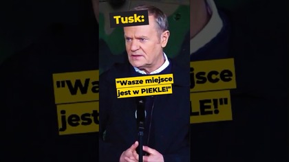 Tusk: Wasze miejsce jest w piekle! #Epstein #aktaEpsteina #aferapodkarpacka #polityka