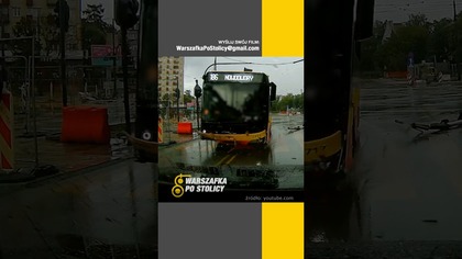 #warszawa Autobus taranuje tramwaj i kolejne pojazdy.  Co mogło doprowadzić do takiego zdarzenia?