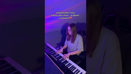 Taka wersja Ja Wiem na spontanie #natalia #electronicmusic #trancemusic #wokalistka #piano