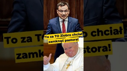 Za ten program o JP2 Ziobro chciał zamknąć pastora! #polityka #Ziobro #JanPawełII #paragraf196