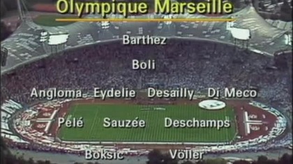 Finał Ligi Mistrz&oacute;w 1992-1993 Olympique Marsylia - A. C.  Milan