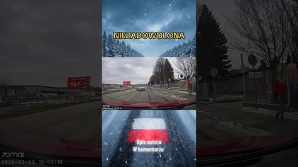 Niezadowolona mimo że sama zajechała drogę cofając  #cofanie #drogoweakcje #polscykierowcy