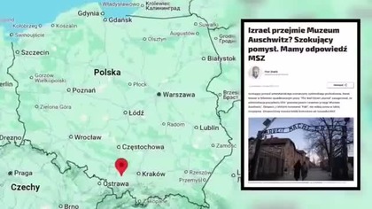 Żydzi chcą by USA wymusiło na Polsce oddanie obozu w Oświęcimiu państwu Izrael ; Prezydent Trump  mp4 686x432