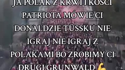 Marsz Stop Imigrantom.  Manifestacja prawicy rozpoczęła się o godzinie 12;00 na pasażu Wisławy  mp4 686x432