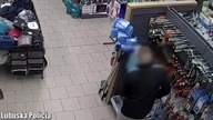 Kamery monitoringu nagrały złodzieja
