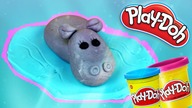 Play Doh  Zabawy LOL Surprise  Hipopotam z ciastoliny  bajki dla dzieci