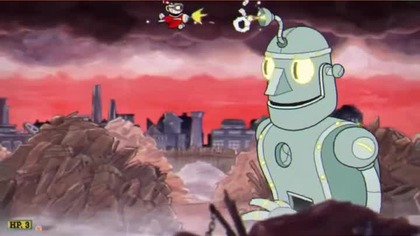 CUPHEAD Dr.  Kahls Robot S Rank NO DAMAGE (Expert Mode)  #shorts