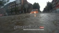 Zalane ulice w Gorzowie