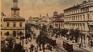 Barwne pocztówki. Ul. Marszałkowska, Warszawa  - początek XX w.