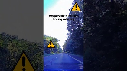 Wyprzedzić muszę, bo się uduszę #shorts #rikordwidjo