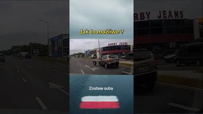 Koło odpadło w sekundę co tu poszło nie tak?!  #polskiedrogi #wypadki #shorts #polska