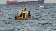 Gdynia- eksplozja fajerwerków na łodzi WOPR-u