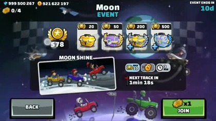 Hill Climb Racing 2 : Moonlander Fully Upgrade & Spacesuit Cloth (Reupload)