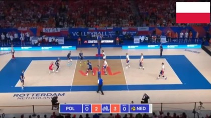 Holandia 2:3 Polska / Liga Narodów siatkarzy (22. 06. 2023)