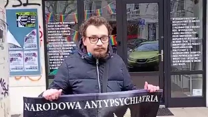 Protest przeciwko ostatniemu pokoleniu.
