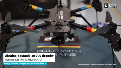 Ukraina dostanie 10 000 dronów.  Wyprodukują je w państwie NATO [KS Info]