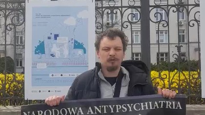 protest pod hasłem Uwolnić Daniela Kublika