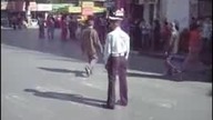 Policjant sterujący ruchem