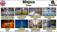 Miejsca po angielsku w mieście, sklepy, miejsca pracy, krajobraz, obiekty - Places in English