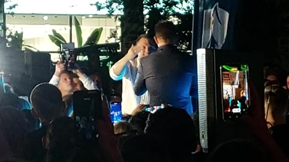 Sławomir Mentzen roastuje Ryszarda Petru w Poznaniu (15.09.2023)
