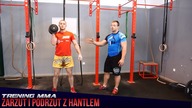 Trening MMA - Zarzut i podrzut z hantlem