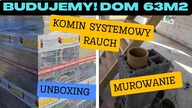 Budujemy! Dom na start 63 m2.  Cz. 24 Komin Systemowy Rauch - Murowanie i Unboxing :) Na Działce! Vlog