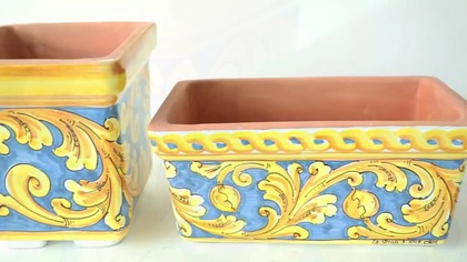 Sycylijskie doniczki ceramiczne | Kolekcja Acanto 1#