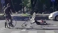 Kolizja z rowerzystką