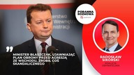 Radosław Sikorski Błaszczak utajnił ruską rakietę nad Polską, a ujawnia tajemnice obrony kraju
