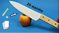 NÓŻ ZROBIONY Z PAPIERU I Eksperyment