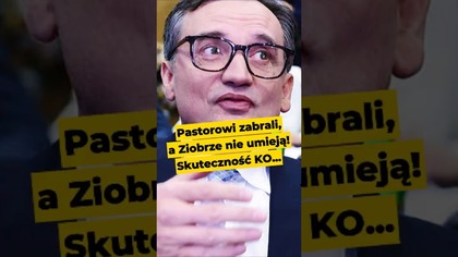 Pastorowi zabrali, a Ziobrze nie umieją! Skuteczność Koalicji...  #PastorChojecki #Ziobro #Żurek
