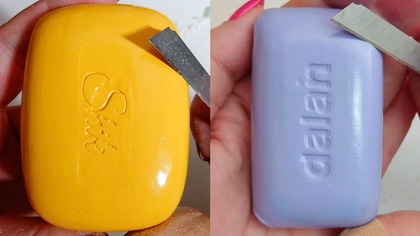 Soap Carving ASMR Relaxing Sounds no talking Satisfying ASMR Video #soapcarving #soapcuttingvideo