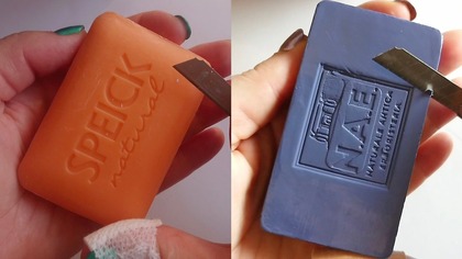 Soap Carving ASMR Relaxing Sounds no talking Satisfying ASMR Video