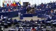 Hitlerówka  von der Leyen do więzienia! Mocne wystąpienie  Ewy Zajączkowskiej-Hernik w  PE.