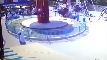 Groźny wypadek w lunaparku, dziewczynka wypadła z karuzeli