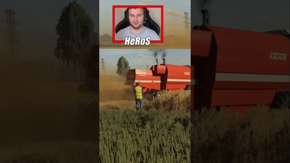 CHŁOP SIĘ POPŁAKAŁ I ZACZĄŁ KOSIĆ NIE SWOJE POLE  #farming