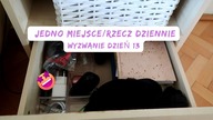 WYZWANIE DZIEŃ 13 Jedno miejsce/rzecz dziennie Posprzątaj ze mną Uporządkowana