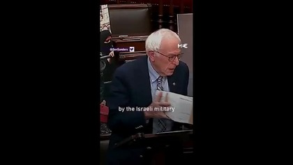 LUDOBÓJSTWO I GŁÓD W GAZIE W 70% FINANSOWANE JEST PRZEZ USA !!! - senator Bernie Sanders (LEKTOR PL) mp4 686x432