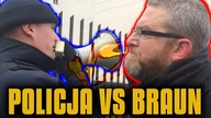 Policja vs BRAUN! Ostre starcie! Blokada Spaceru Wolności w Warszawie \\ KORWiN TV