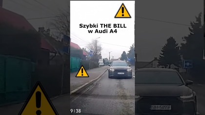 Szybki THE BILL w Audi A4 #shorts #rikordwidjo