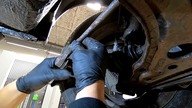Naprawa starego VW polo - wymiana końcówek + ustawienie zbieżności.