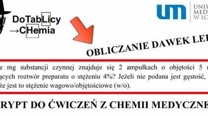 Zadanie 7. 2. 2 Ile mg substancji czynnej znajduje się 2 ampułkach o objętości 5 ml.  Umed #chemia