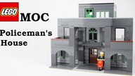 Lego MOC - Policemans House - Dom Policjanta