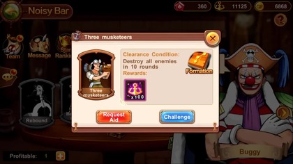 King of Pirates Noisy Bar Three Musketeers 3
